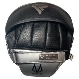 RDX L1 Mark Pro Boxing Training Pads Boxing Curved Focus Mitts Silver - New